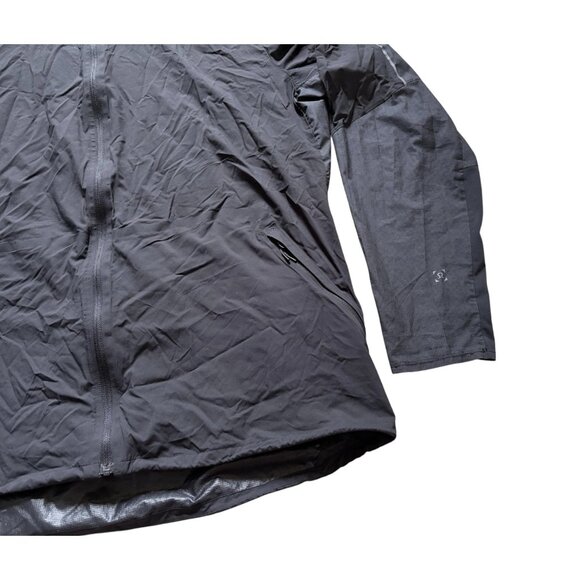 Lululemon Active Jacket Black Sz XL Light Windbreaker Hooded Running Jacket - Picture 10 of 10